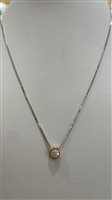 Collana Davite & Delucchi Donna in Oro bianco Diamante 0.10 Ct CLN009069 - CLN009069